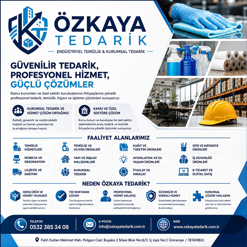 Özkaya Tedarik Tanıtım Broşürü